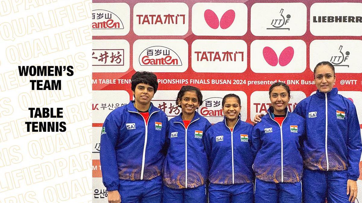 Table tennis Indian teams qualify for Paris Olympics, script history
